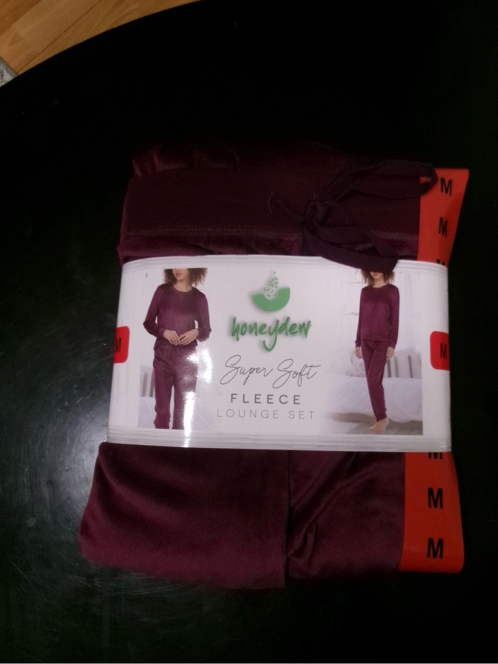 Honeydew Intimates Super Soft Fleece Lounge Set - Burgundy